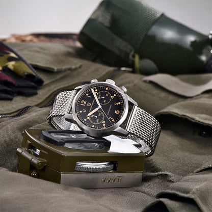 PGN Design Frankfurt Golden Black gold watch - product photo