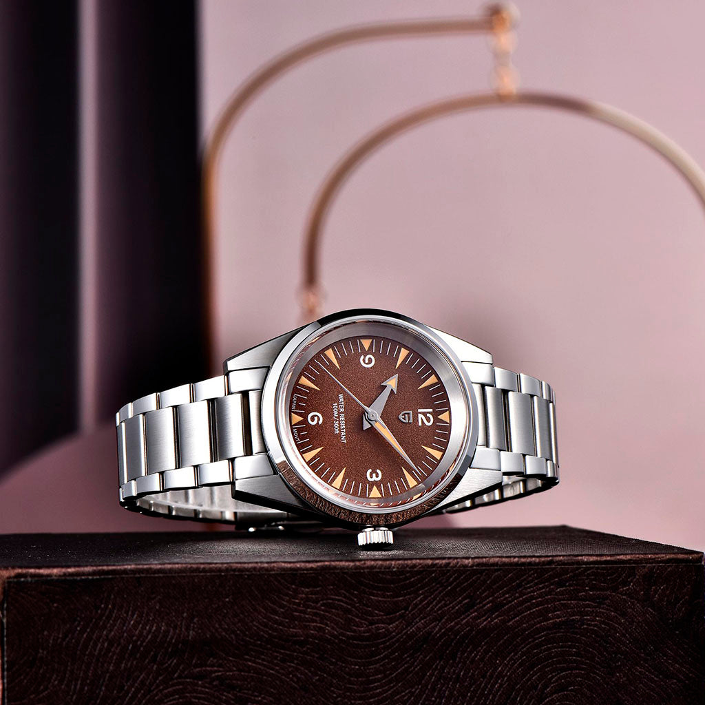 PGN Design Fusion Brown brown watch - product photo