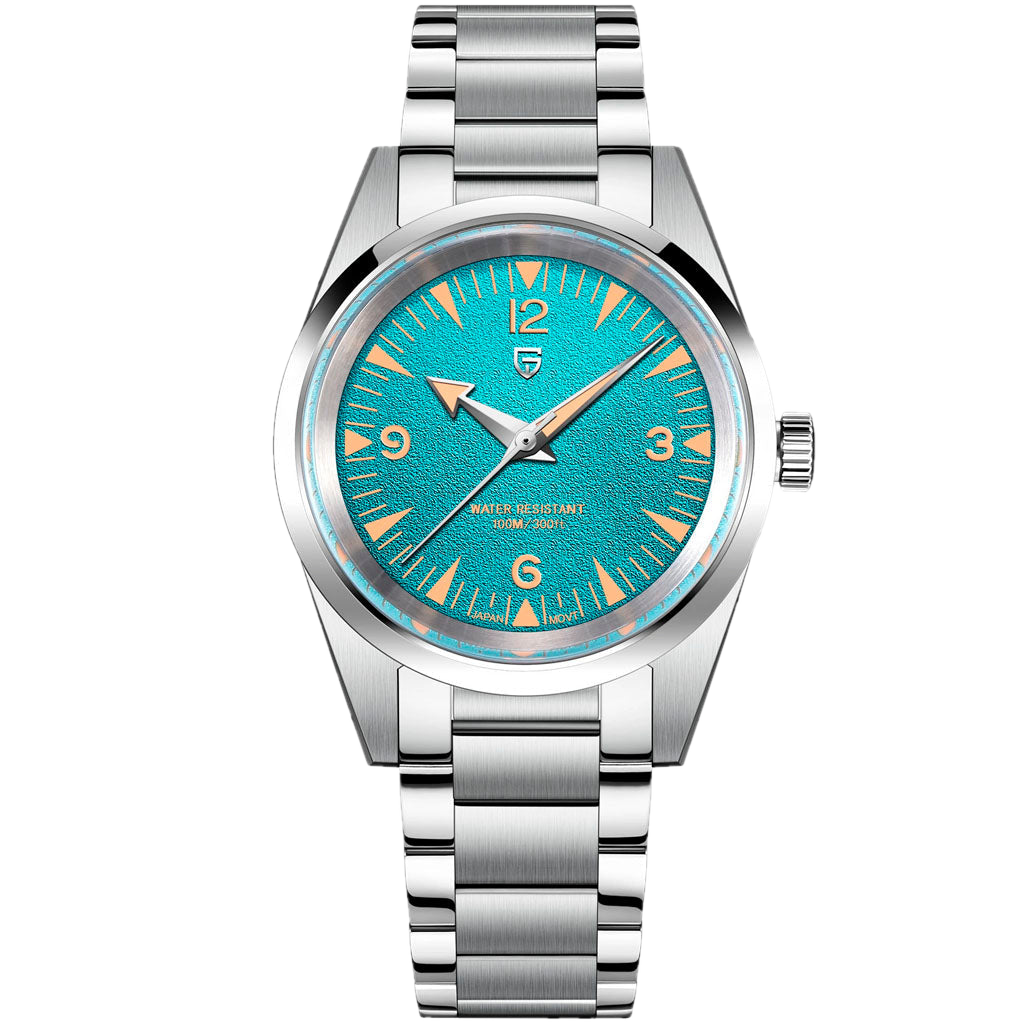 PGN Design Fusion Turquoise steel watch - product photo