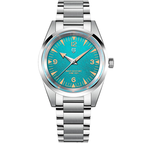 PGN Design Fusion Turquoise steel watch - product photo