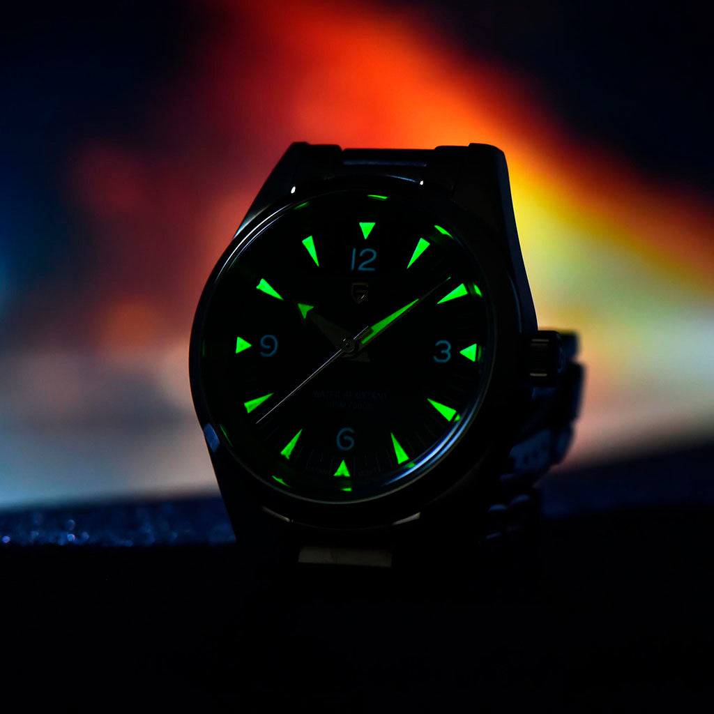 PGN Design Fusion Turquoise steel watch - product photo
