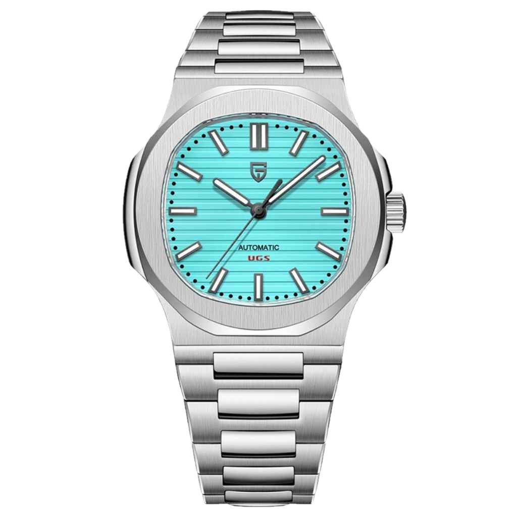 PGN Design Giancarlo Mint steel watch - product photo