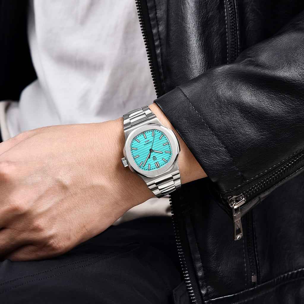 PGN Design Giancarlo Mint steel watch - product photo