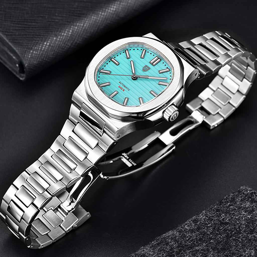 PGN Design Giancarlo Mint steel watch - product photo