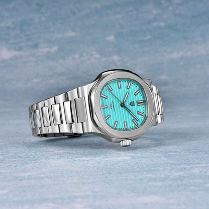 PGN Design Giancarlo Mint steel watch - product photo