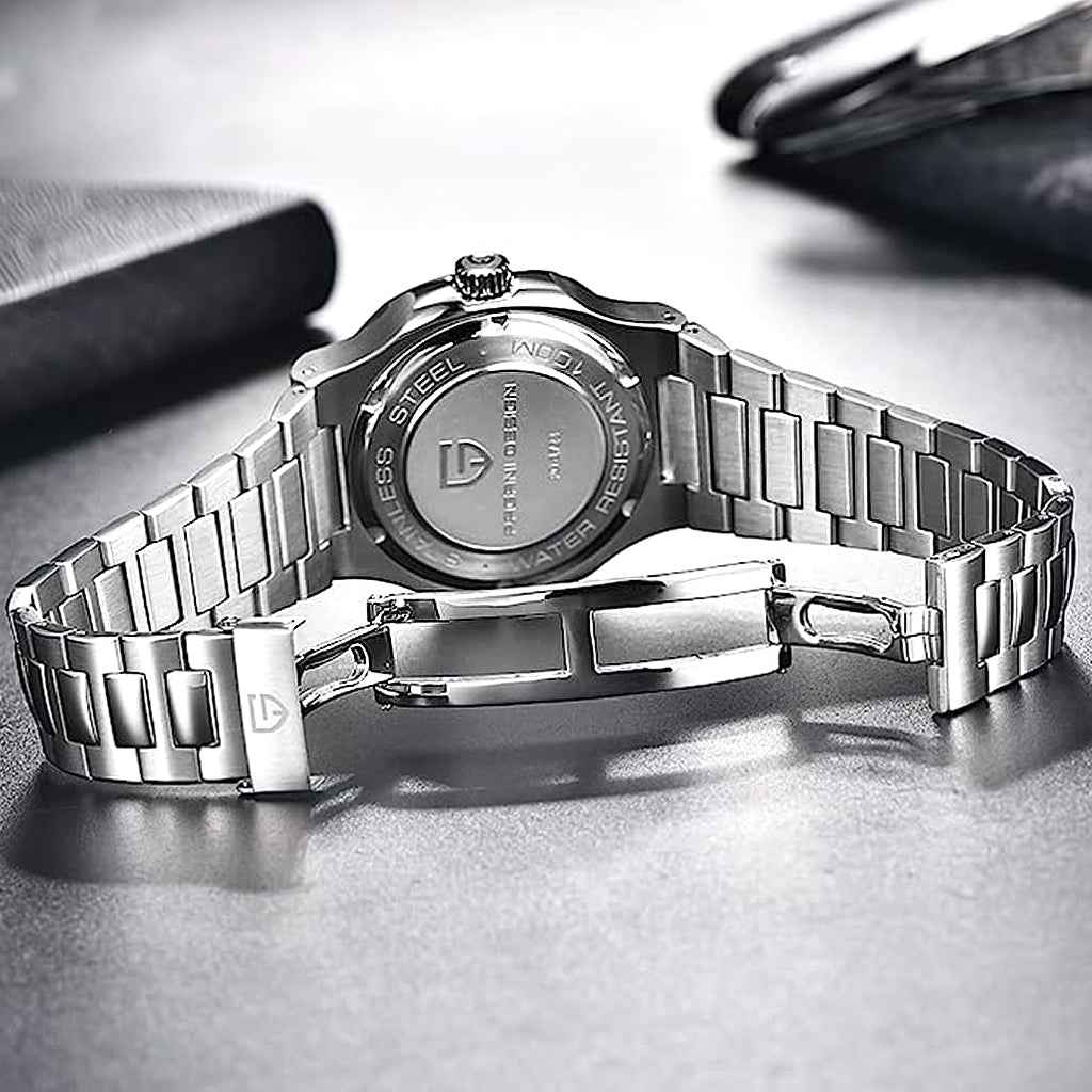 PGN Design Giancarlo Mint steel watch - product photo