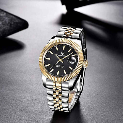 PGN Design Giovanni Gold Black gold watch - product photo
