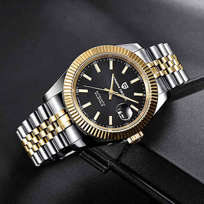 PGN Design Giovanni Gold Black gold watch - product photo
