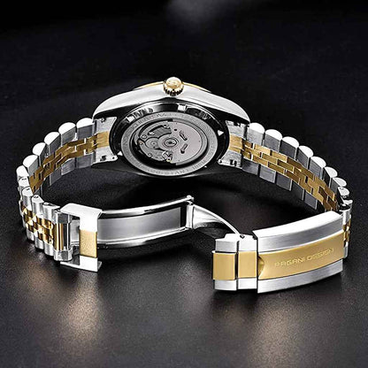 PGN Design Giovanni Gold Black gold watch - product photo