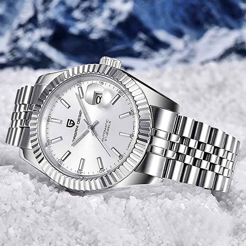 PGN Design Giovanni Silver silver watch - product photo