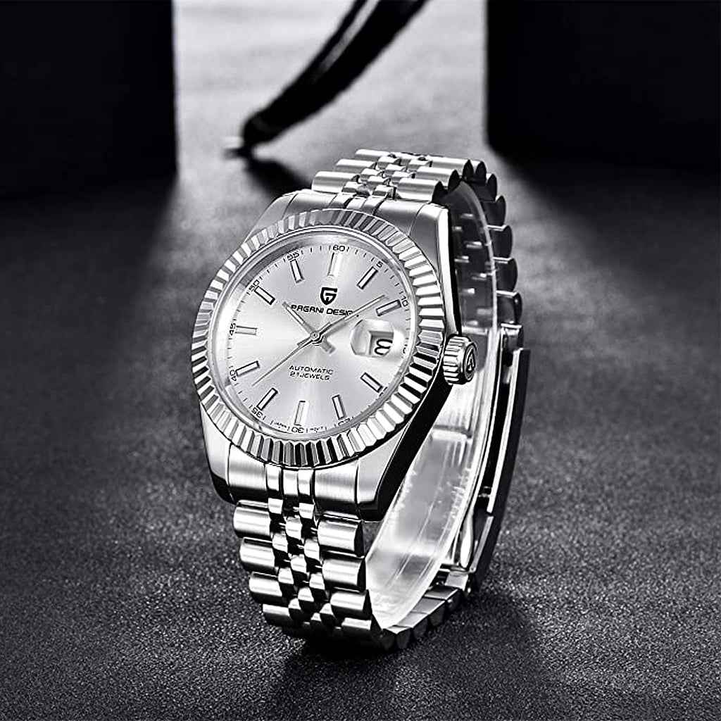 PGN Design Giovanni Silver silver watch - product photo