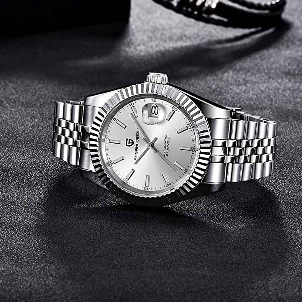 PGN Design Giovanni Silver silver watch - product photo
