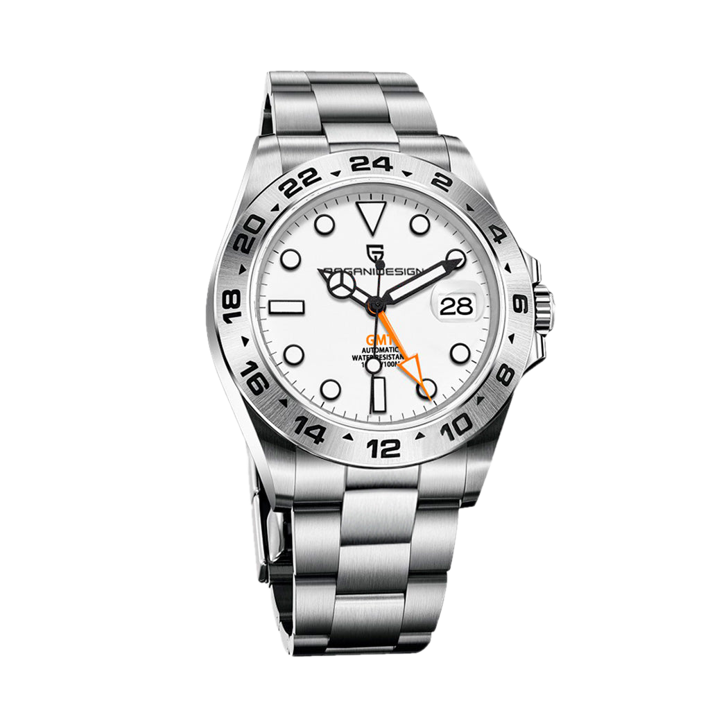 PGN Design Glide Silver White white watch - product photo