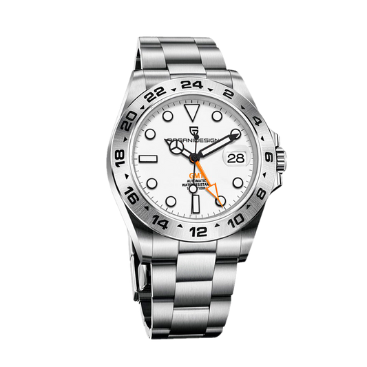 PGN Design Glide Silver White white watch - product photo
