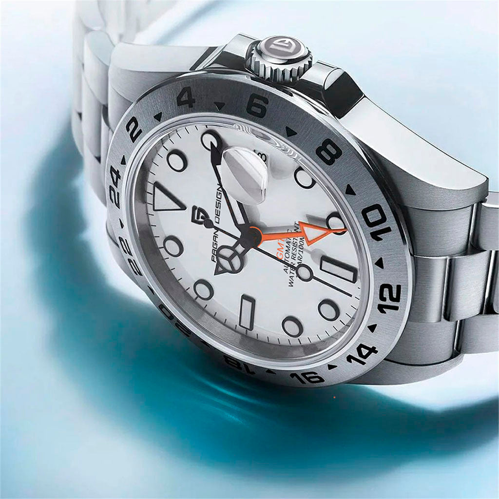 PGN Design Glide Silver White white watch - product photo