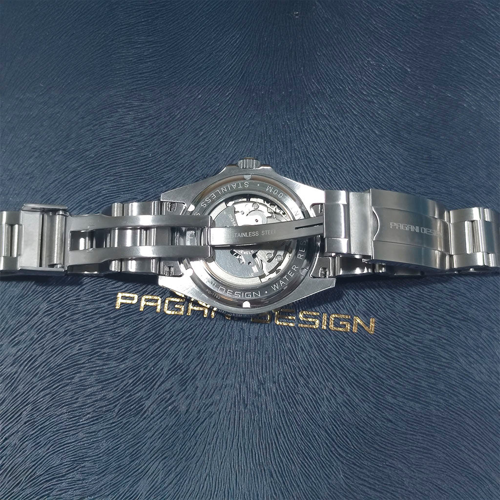 PGN Design Glide Silver White white watch - product photo