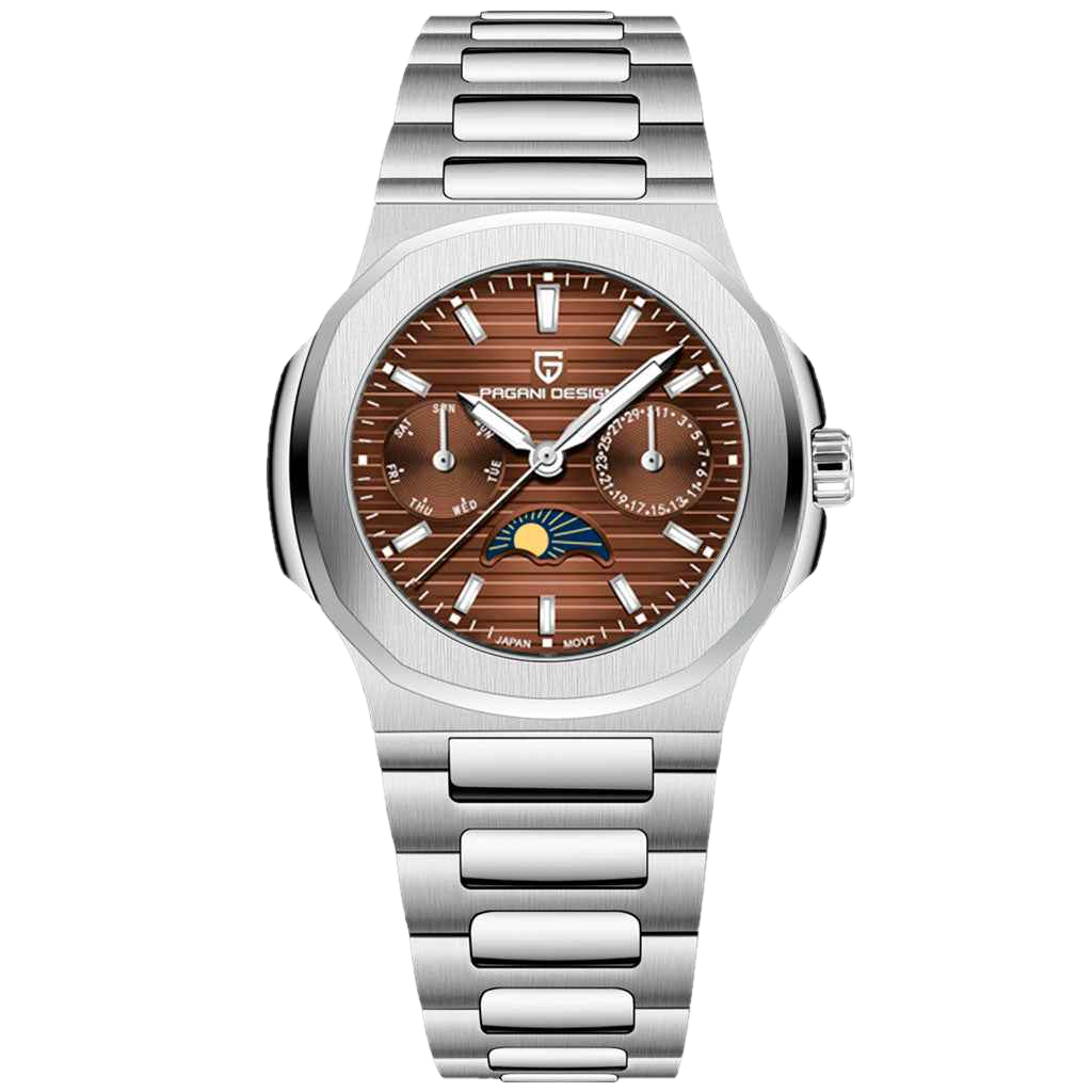 PGN Design Le mans Brown brown watch - product photo