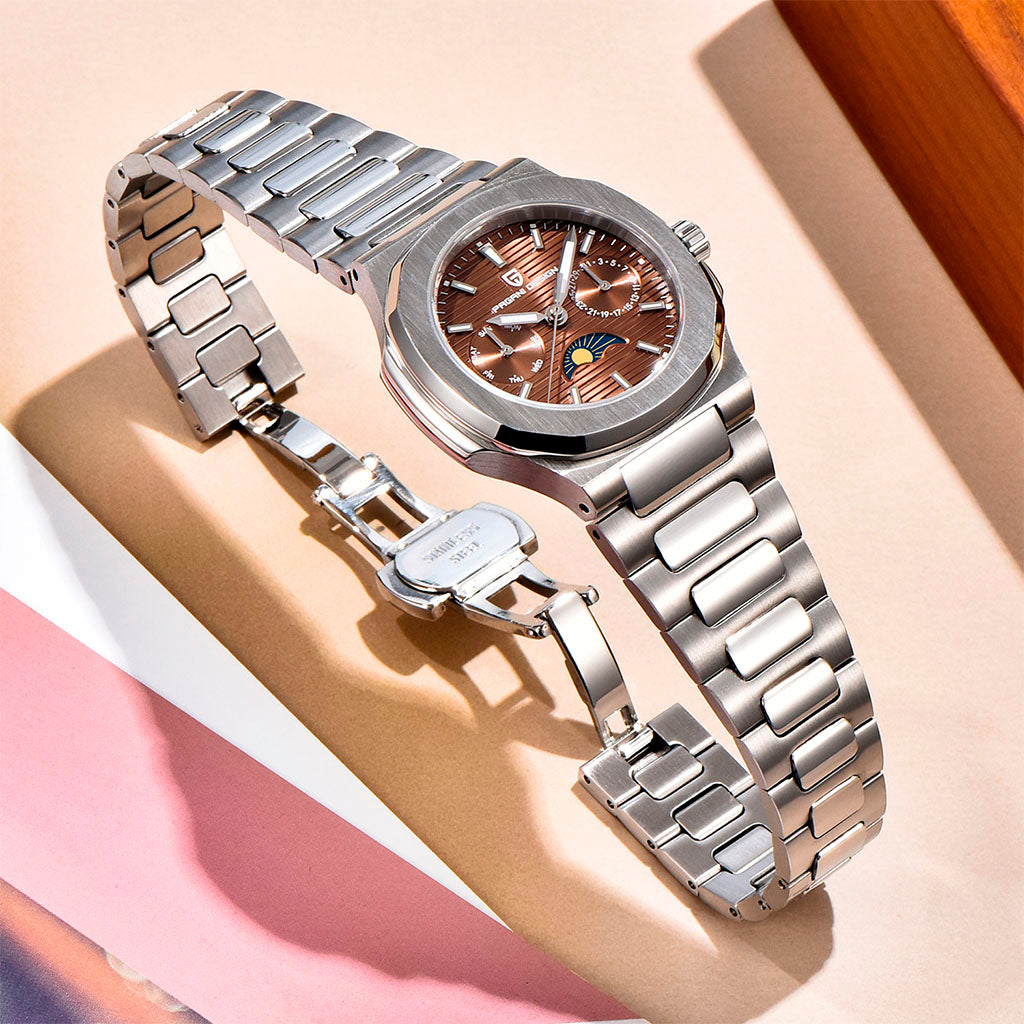 PGN Design Le mans Brown brown watch - product photo