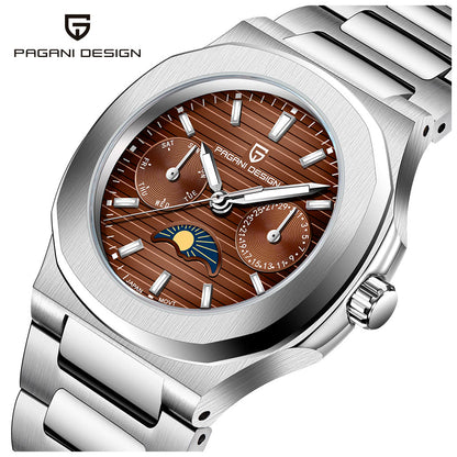 PGN Design Le mans Brown brown watch - product photo