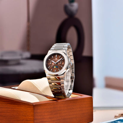 PGN Design Le mans Brown brown watch - product photo