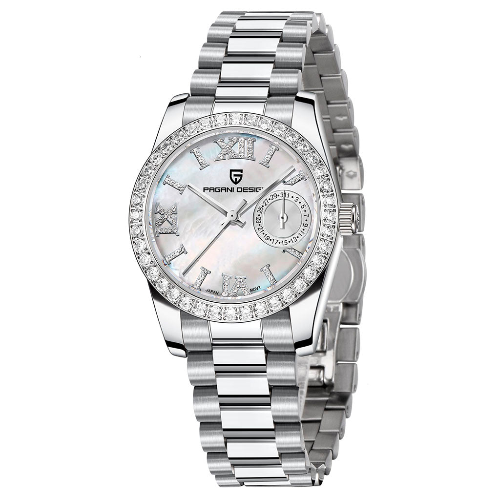 PGN Design Lily White white watch - product photo