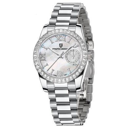 PGN Design Lily White white watch - product photo