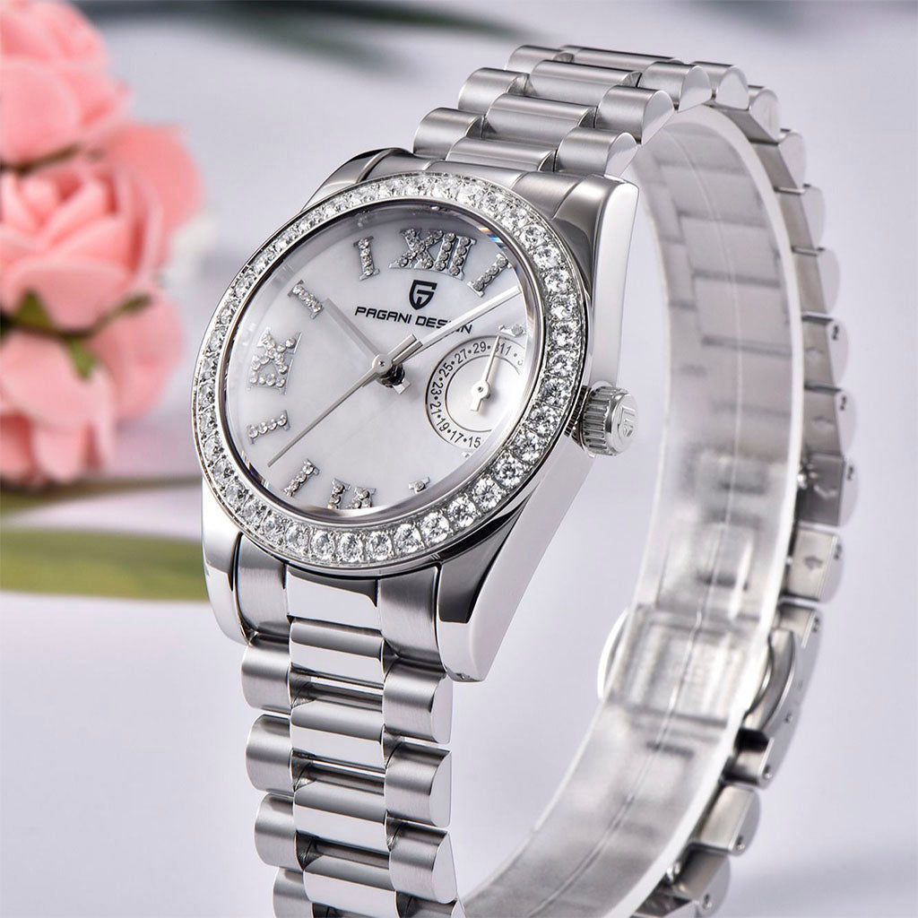 PGN Design Lily White white watch - product photo