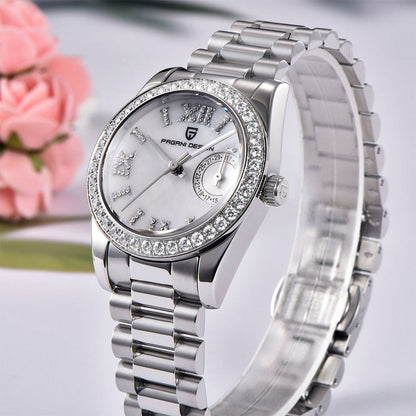 PGN Design Lily White white watch - product photo