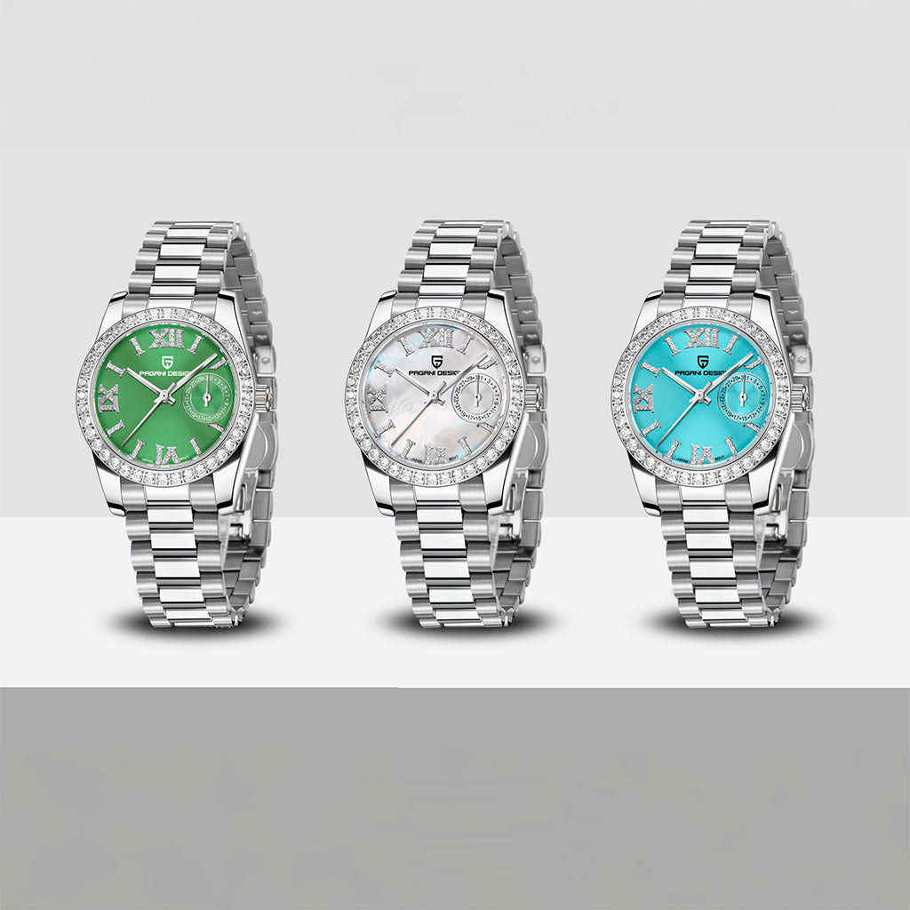 PGN Design Lily White white watch - product photo