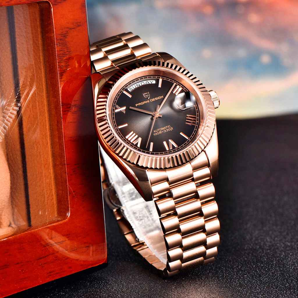 PGN Design London Rose Gold rose gold watch - product photo