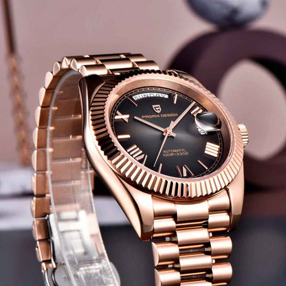 PGN Design London Rose Gold rose gold watch - product photo