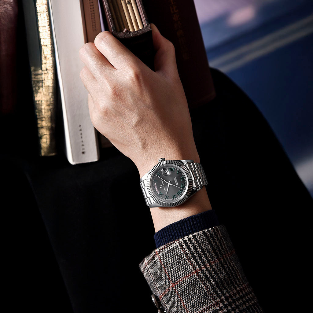 PGN Design London Silver Gray silver watch - product photo