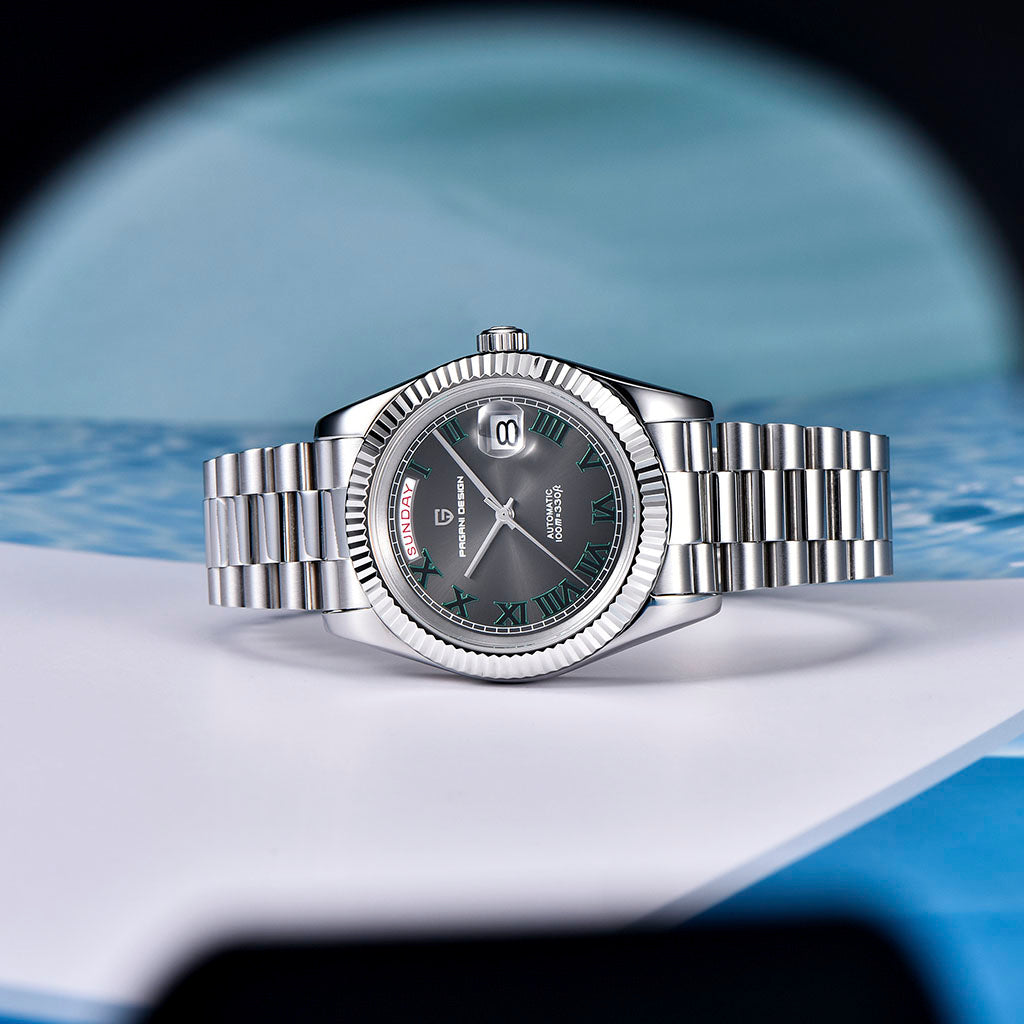 PGN Design London Silver Gray silver watch - product photo