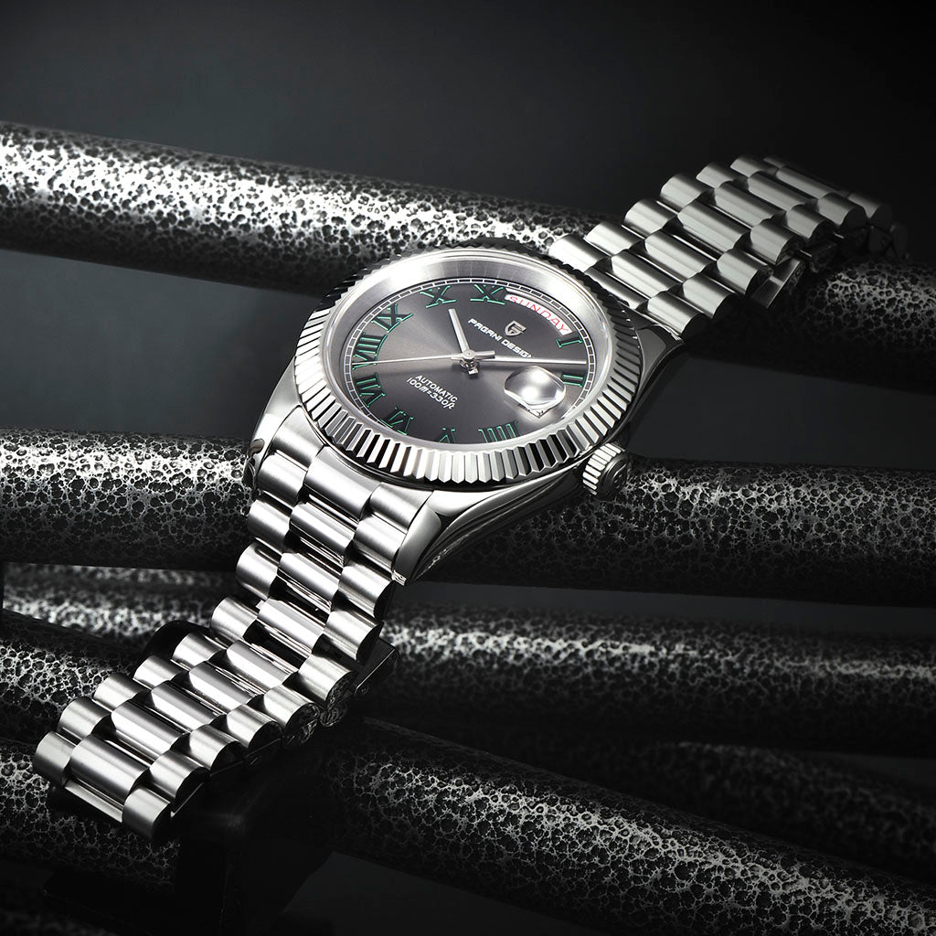 PGN Design London Silver Gray silver watch - product photo