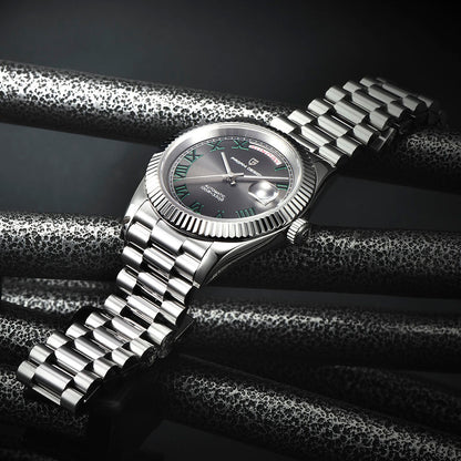PGN Design London Silver Gray silver watch - product photo