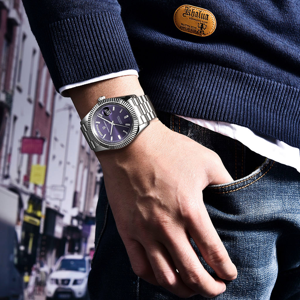 PGN Design London Silver Purple purple watch - product photo