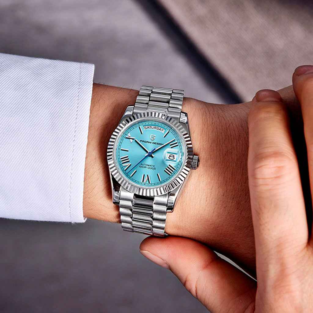 PGN Design London Sky Blue blue watch - product photo