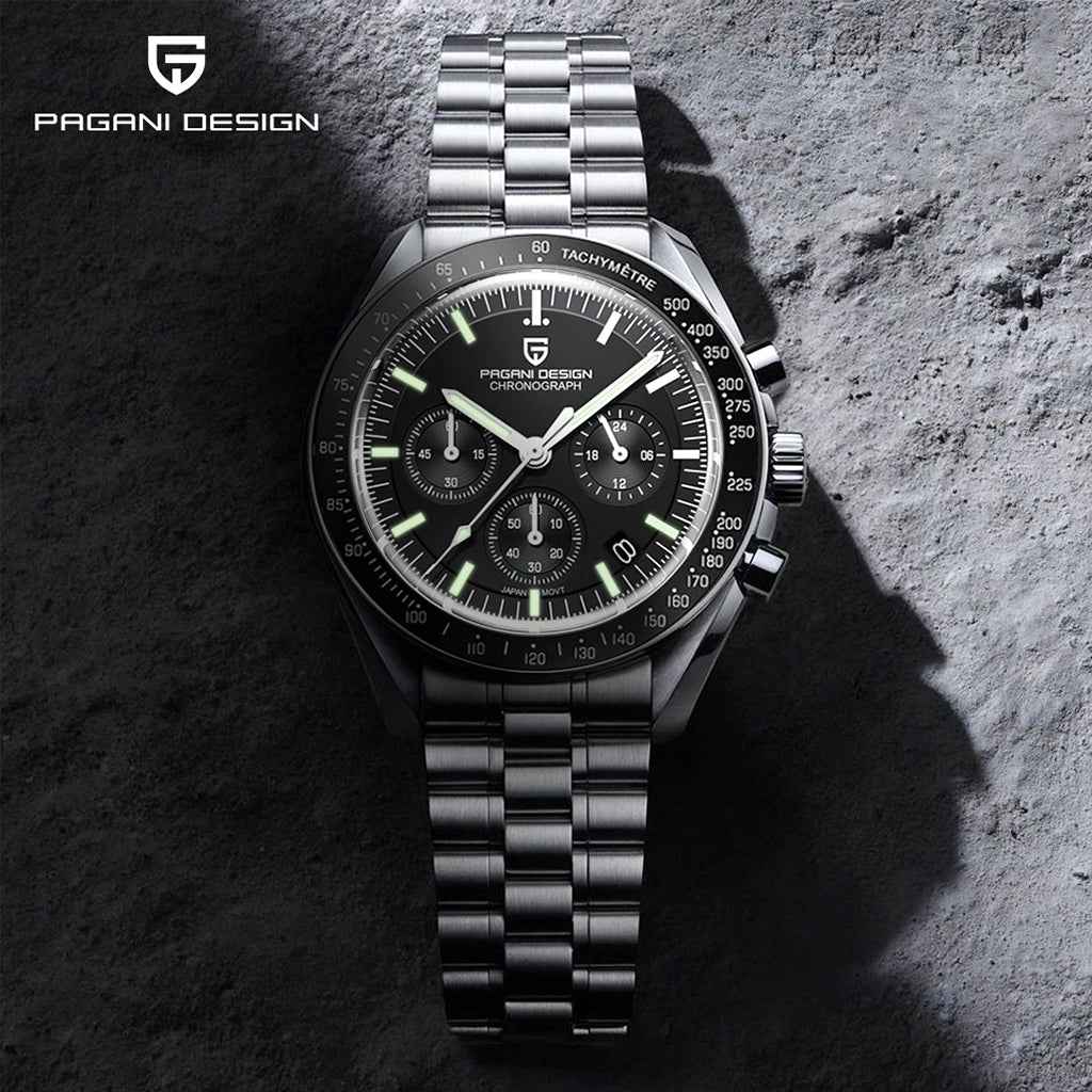 PGN Design Lorenzo Black black watch - product photo