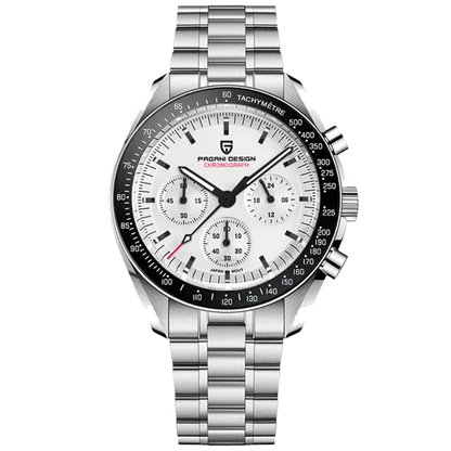 PGN Design Lorenzo Black and White white watch - product photo