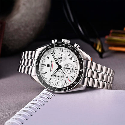 PGN Design Lorenzo Black and White white watch - product photo