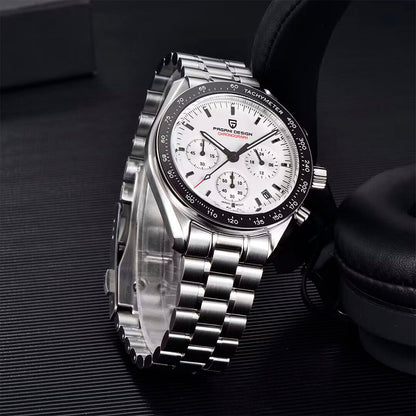 PGN Design Lorenzo Black and White white watch - product photo