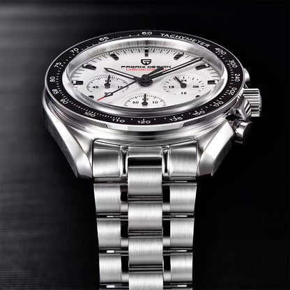 PGN Design Lorenzo Black and White white watch - product photo