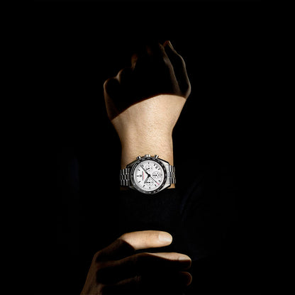 PGN Design Lorenzo Black and White white watch - product photo