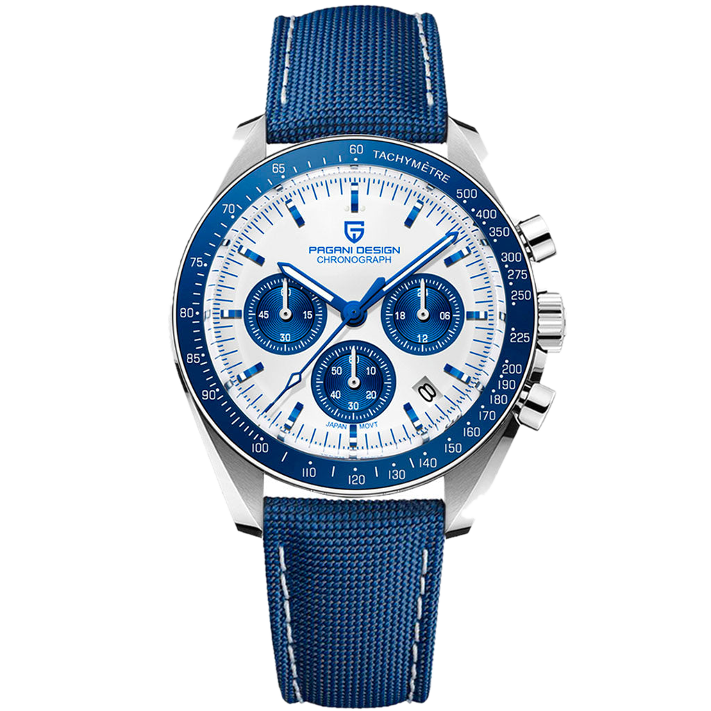 PGN Design Lorenzo Blue Classic Edition blue watch - product photo
