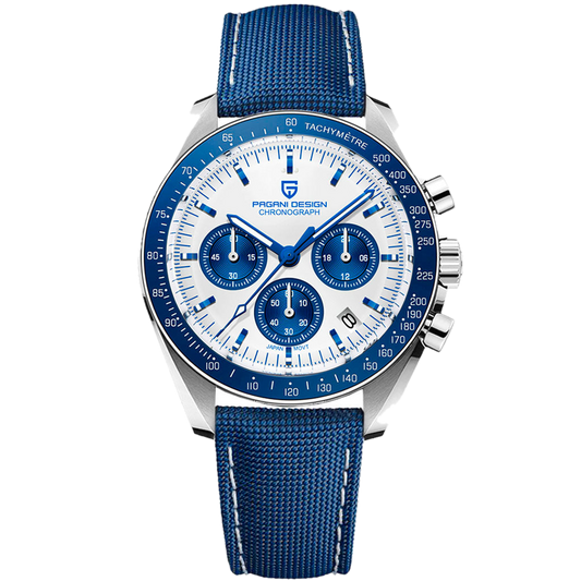 PGN Design Lorenzo Blue Classic Edition blue watch - product photo