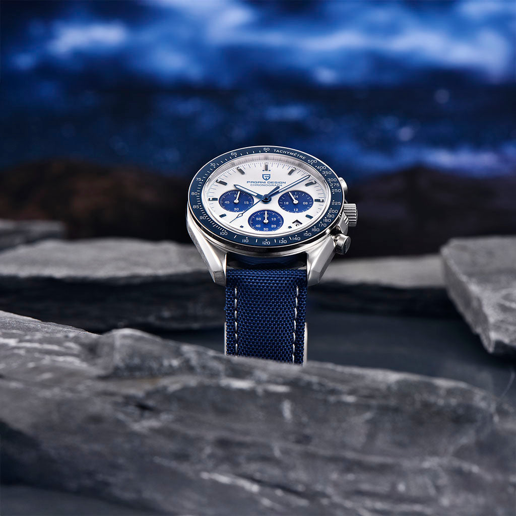 PGN Design Lorenzo Blue Classic Edition blue watch - product photo