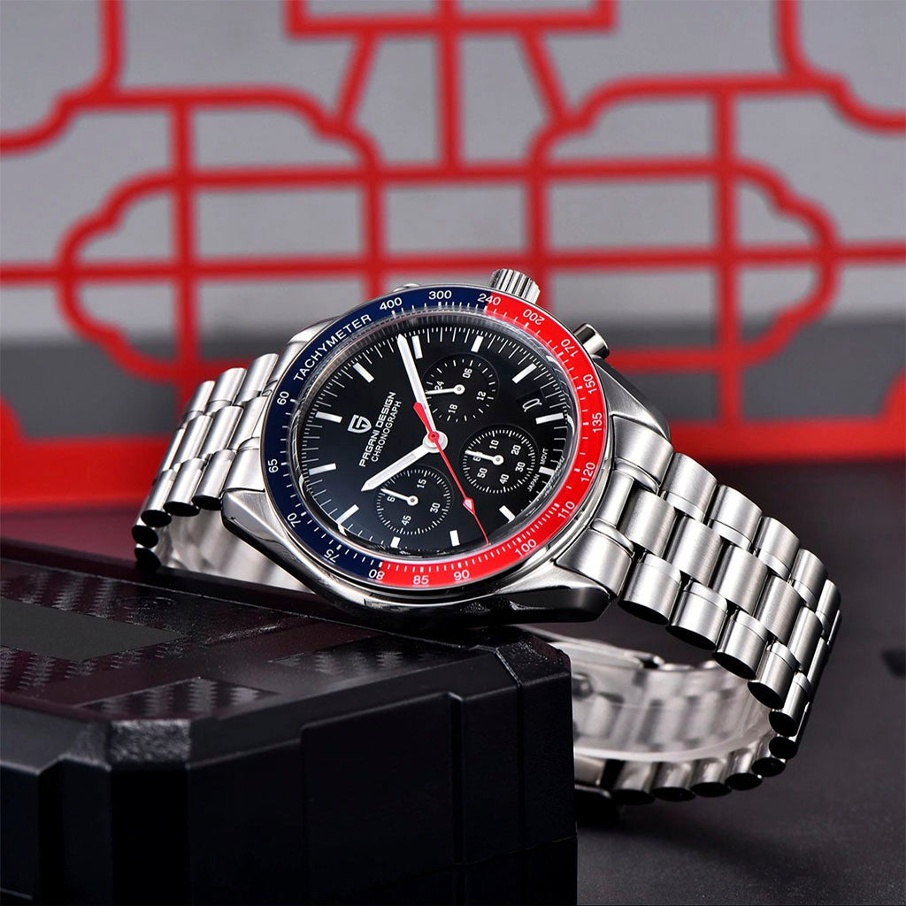 PGN Design Lorenzo Red and Black black watch - product photo