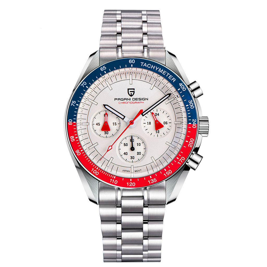 PGN Design Lorenzo Red and Blue blue watch - product photo