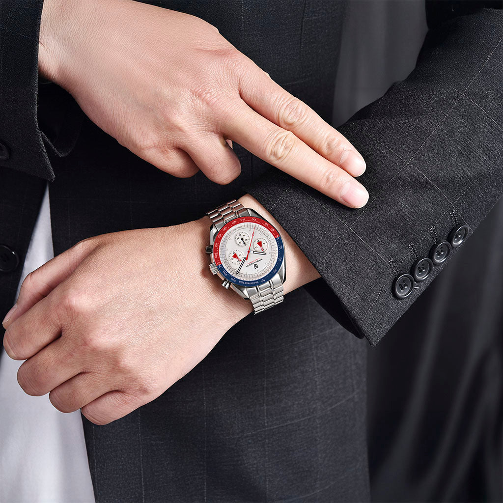 PGN Design Lorenzo Red and Blue blue watch - product photo