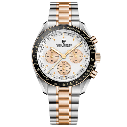 PGN Design Lorenzo White and Gold gold watch - product photo